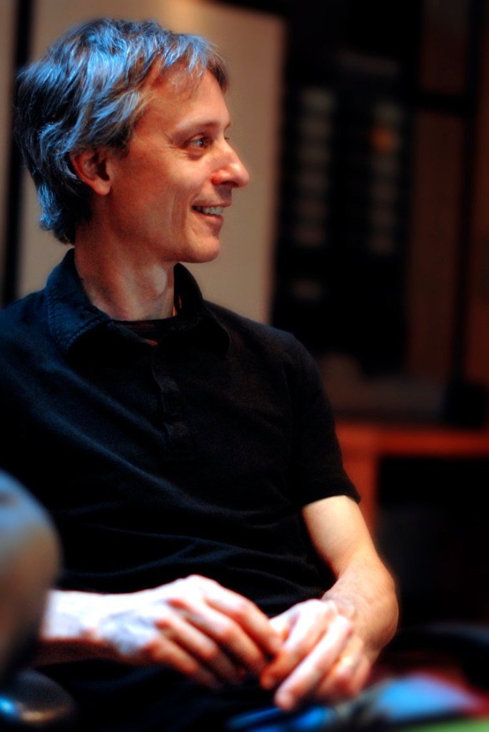 Daniel Scott in the studio
